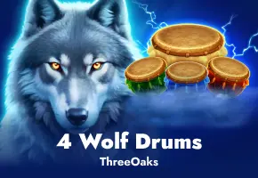 Слот 4 Wolf Drums в ViaBanda Casino