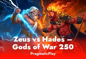 Слот Zeus vs Hades - Gods of War 250 в ViaBanda Casino